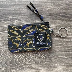 Baltimore ravens keychain wallet